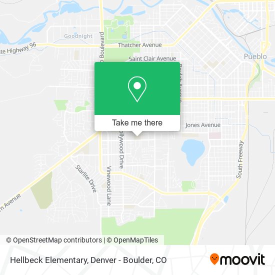 Hellbeck Elementary map
