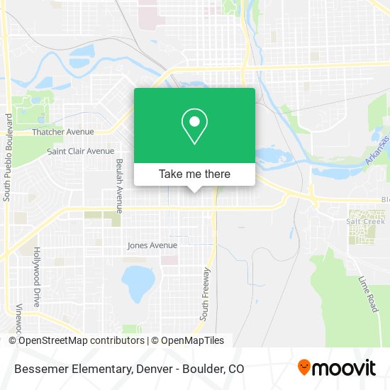 Bessemer Elementary map