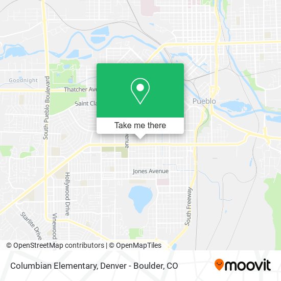 Columbian Elementary map