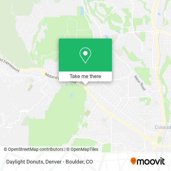 Daylight Donuts map