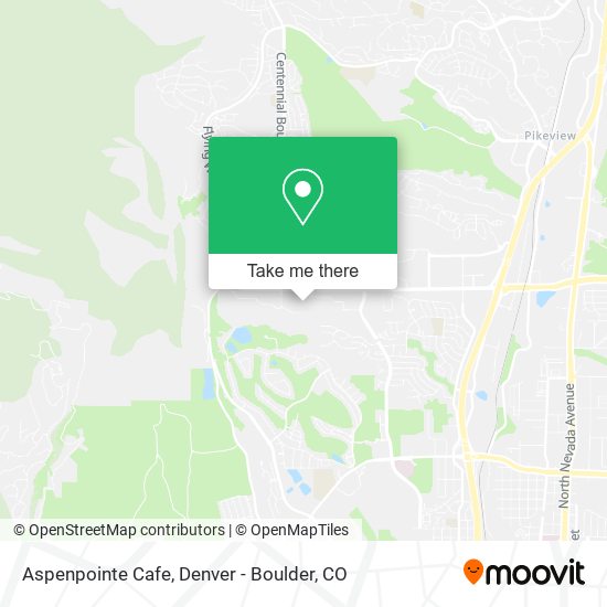 Aspenpointe Cafe map