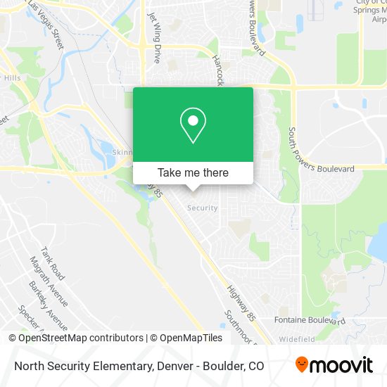 North Security Elementary map