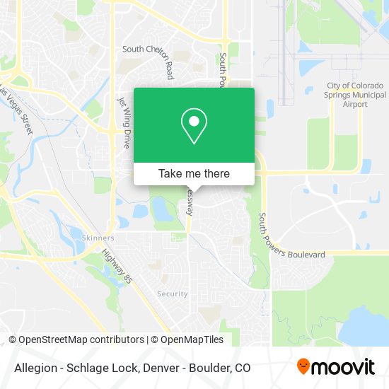 Mapa de Allegion - Schlage Lock