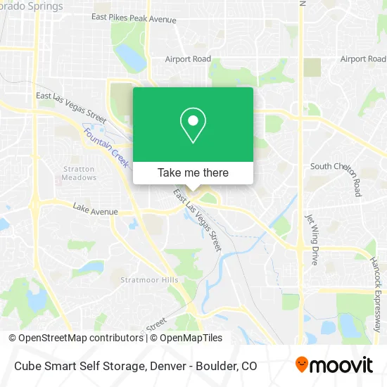 Cube Smart Self Storage map