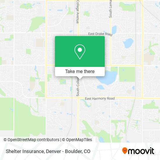 Shelter Insurance map