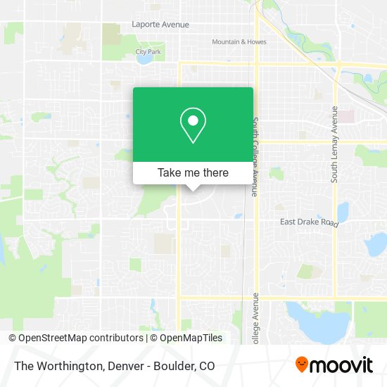 Mapa de The Worthington