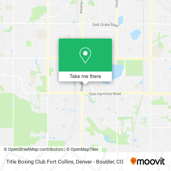 Title Boxing Club Fort Collins map