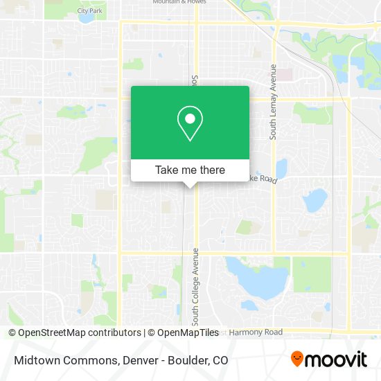 Midtown Commons map