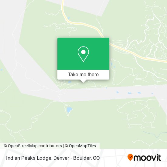 Mapa de Indian Peaks Lodge
