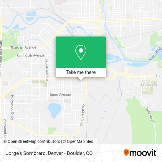 Mapa de Jorge's Sombrero