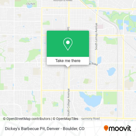 Mapa de Dickey's Barbecue Pit