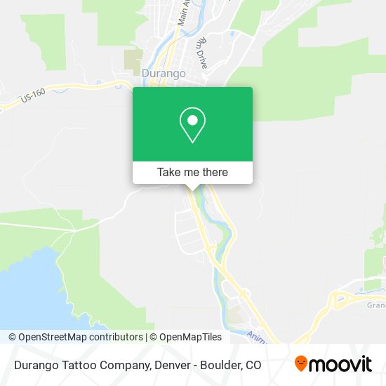 Durango Tattoo Company map