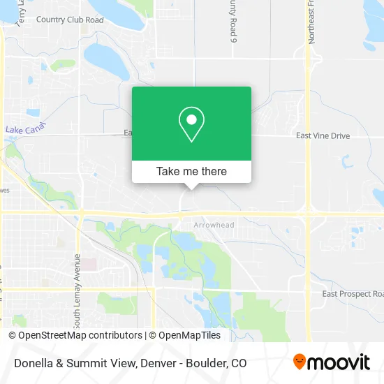 Donella & Summit View map