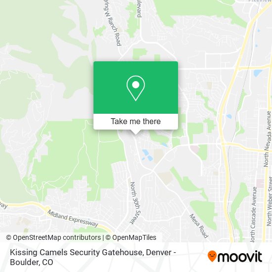 Kissing Camels Security Gatehouse map