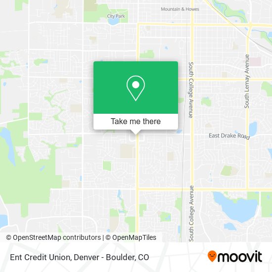 Ent Credit Union map