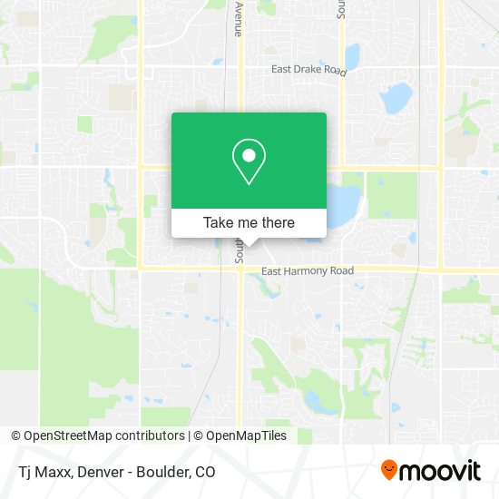 Mapa de Tj Maxx