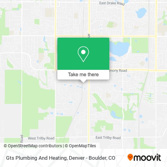Mapa de Gts Plumbing And Heating