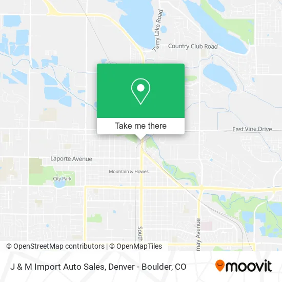 J & M Import Auto Sales map