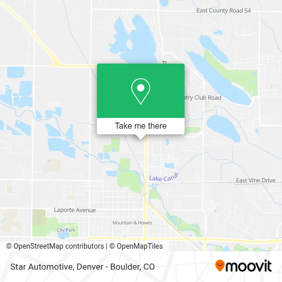 Star Automotive map