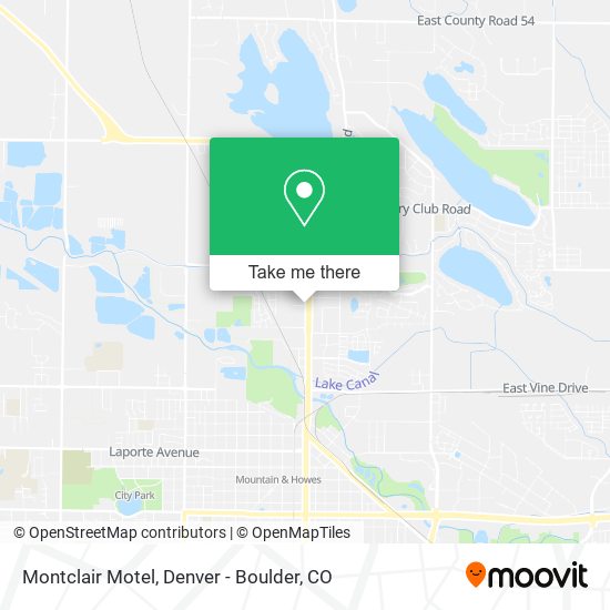 Montclair Motel map