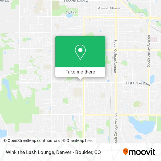 Mapa de Wink the Lash Lounge