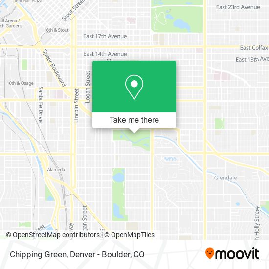 Chipping Green map