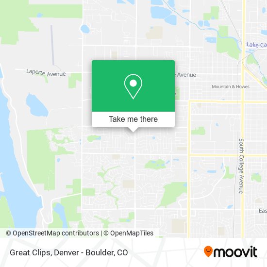 Mapa de Great Clips