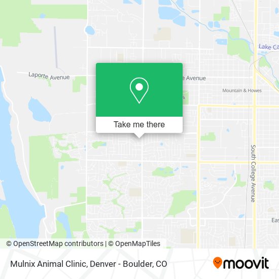 Mulnix Animal Clinic map