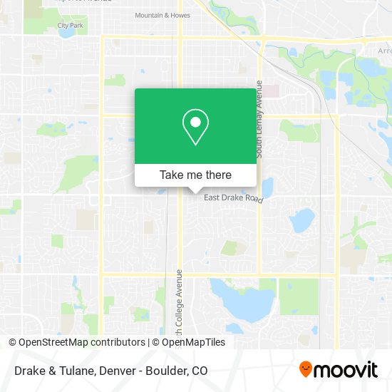 Drake & Tulane map