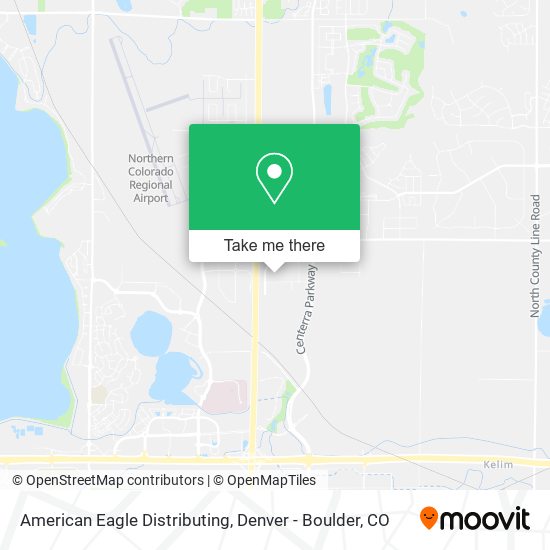 Mapa de American Eagle Distributing