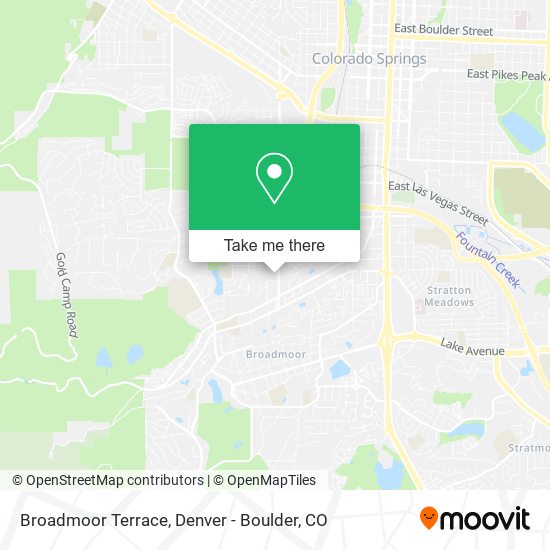 Broadmoor Terrace map