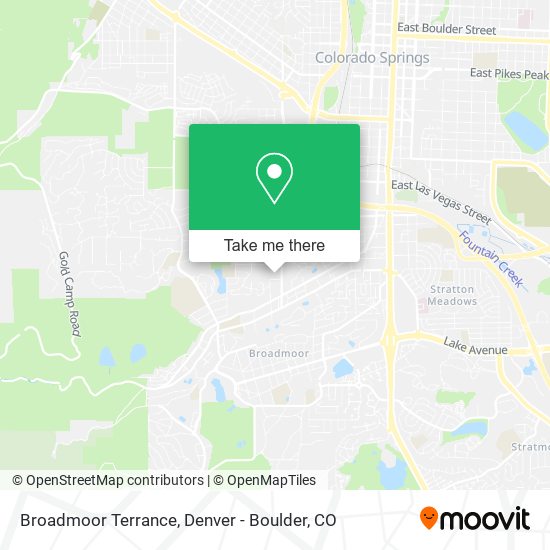 Broadmoor Terrance map