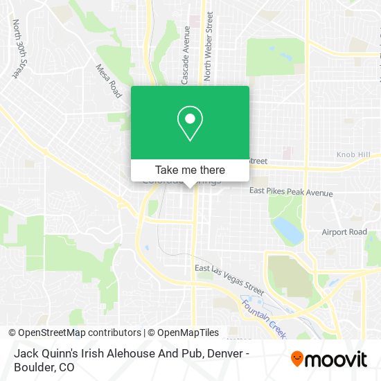 Mapa de Jack Quinn's Irish Alehouse And Pub