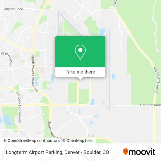 Mapa de Longterm Airport Parking