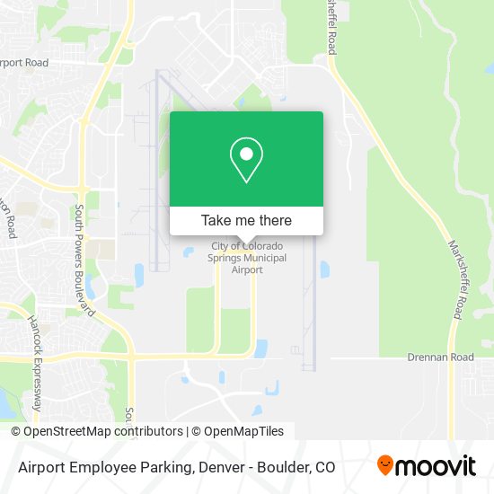 Mapa de Airport Employee Parking