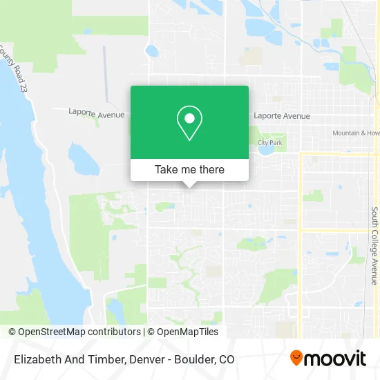 Elizabeth And Timber map