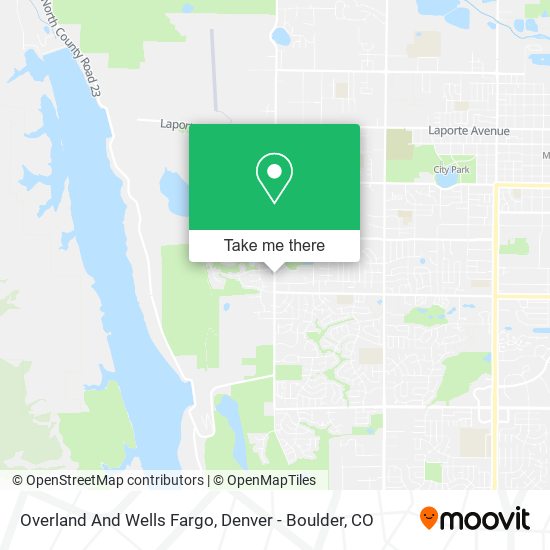 Mapa de Overland And Wells Fargo