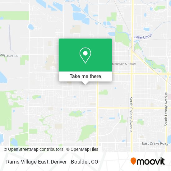 Rams Village East map