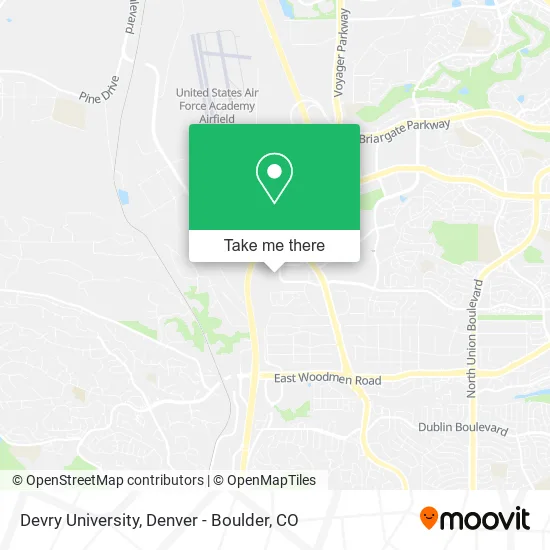 Devry University map
