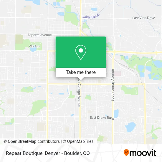 Repeat Boutique map