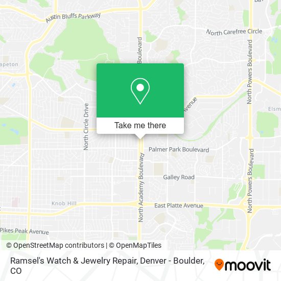 Mapa de Ramsel's Watch & Jewelry Repair