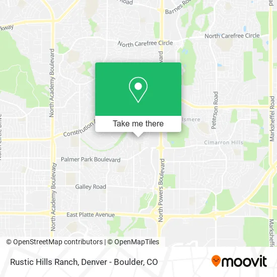 Rustic Hills Ranch map