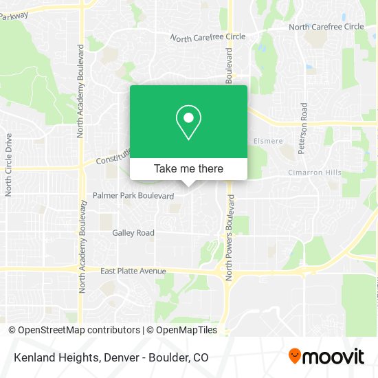 Mapa de Kenland Heights