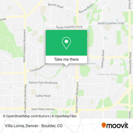 Mapa de Villa Loma