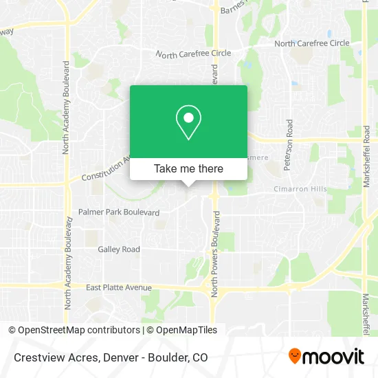 Crestview Acres map