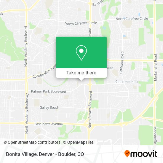 Bonita Village map