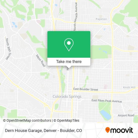 Dern House Garage map