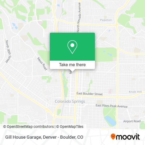 Gill House Garage map