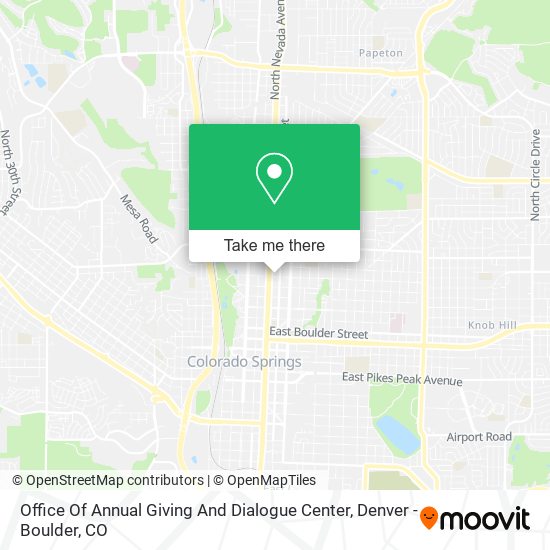 Office Of Annual Giving And Dialogue Center map