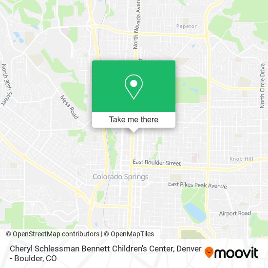 Cheryl Schlessman Bennett Children's Center map